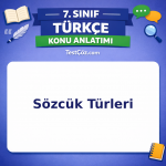 7. Sınıf Türkçe Sözcük Türleri Konu Anlatımı - testçöz.com