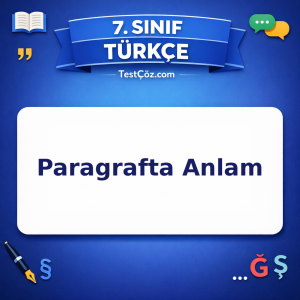 7. Sınıf Türkçe Paragrafta Anlam Testi - testçöz.com
