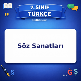 7. Sınıf Türkçe Söz Sanatları Testi - testçöz.com
