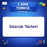 7. Sınıf Türkçe Sözcük Türleri Testi - testçöz.com