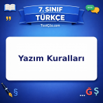 7. Sınıf Türkçe Yazım Kuralları Testi - testçöz.com