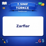 7. Sınıf Türkçe Zarflar Testi - testçöz.com