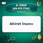 8. Sınıf Din Kültürü Ahiret İnancı Testi - testçöz.com