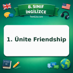 8. Sınıf İngilizce 1. Ünite Friendship Testi - testçöz.com