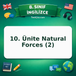 8. Sınıf İngilizce 10. Ünite Natural Forces (2) Testi - testçöz.com