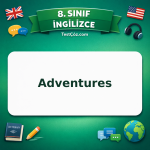 8. Sınıf İngilizce Adventures Testi - testçöz.com