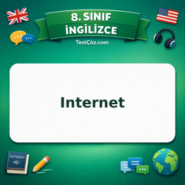 8. Sınıf İngilizce Internet Testi - testçöz.com