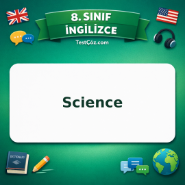 8. Sınıf İngilizce Science Testi - testçöz.com