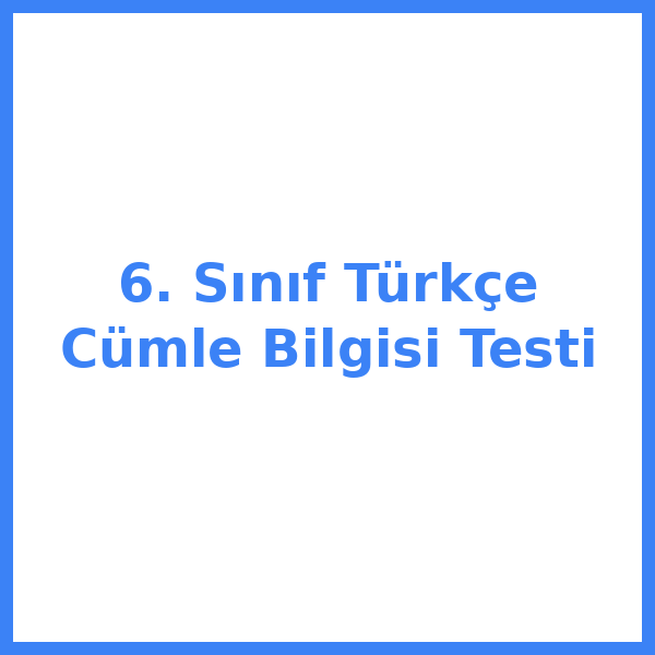 6. sınıf Türkçekce 2