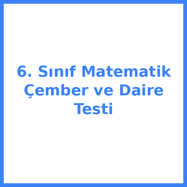 6. sınıf MatematikeMatematikik 17