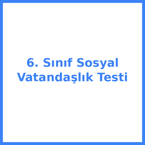 6. sınıf Sosyal Bilgileryal bilgiler 19