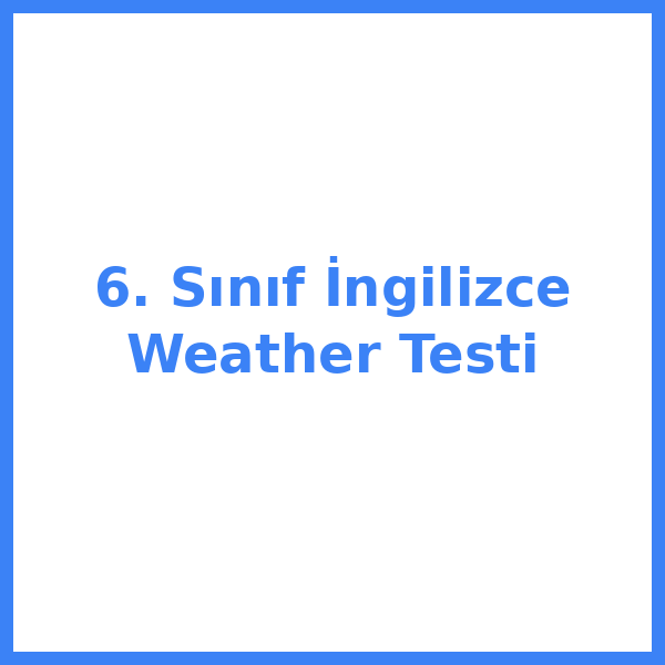 6. sınıf İngilizceilizce 33