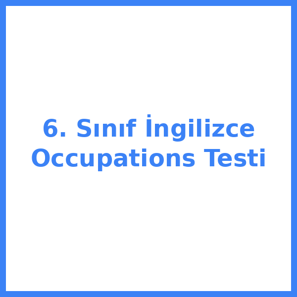 6. sınıf İngilizceilizce 34