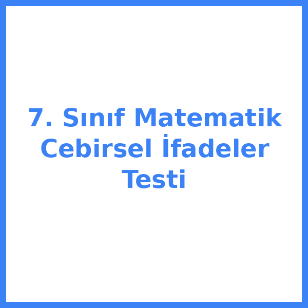 7. sınıf MatematikeMatematikik 14