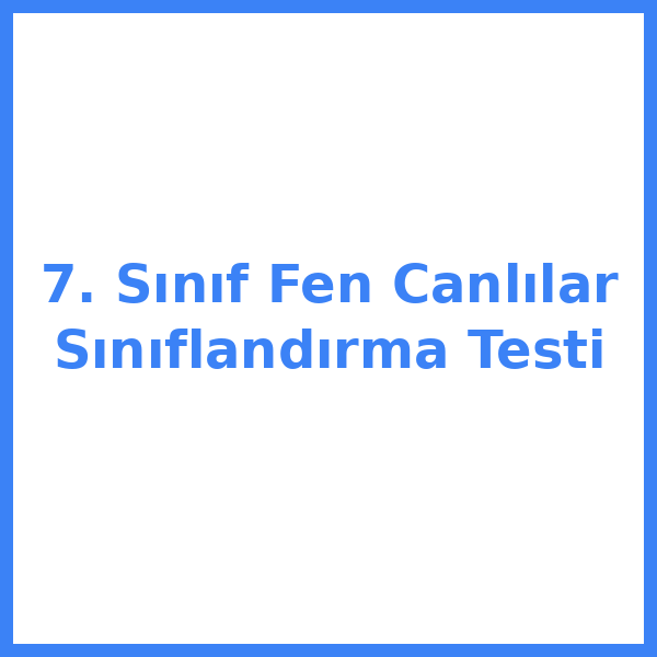7. sınıf Fen Bilimleri bilimleri 6