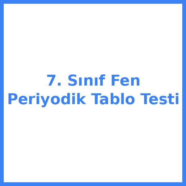 7. sınıf Fen Bilimleri bilimleri 9