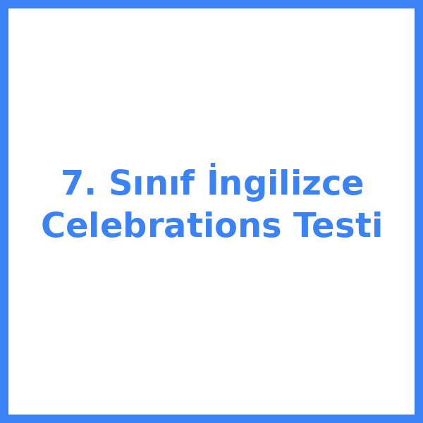 7. sınıf İngilizceilizce 35